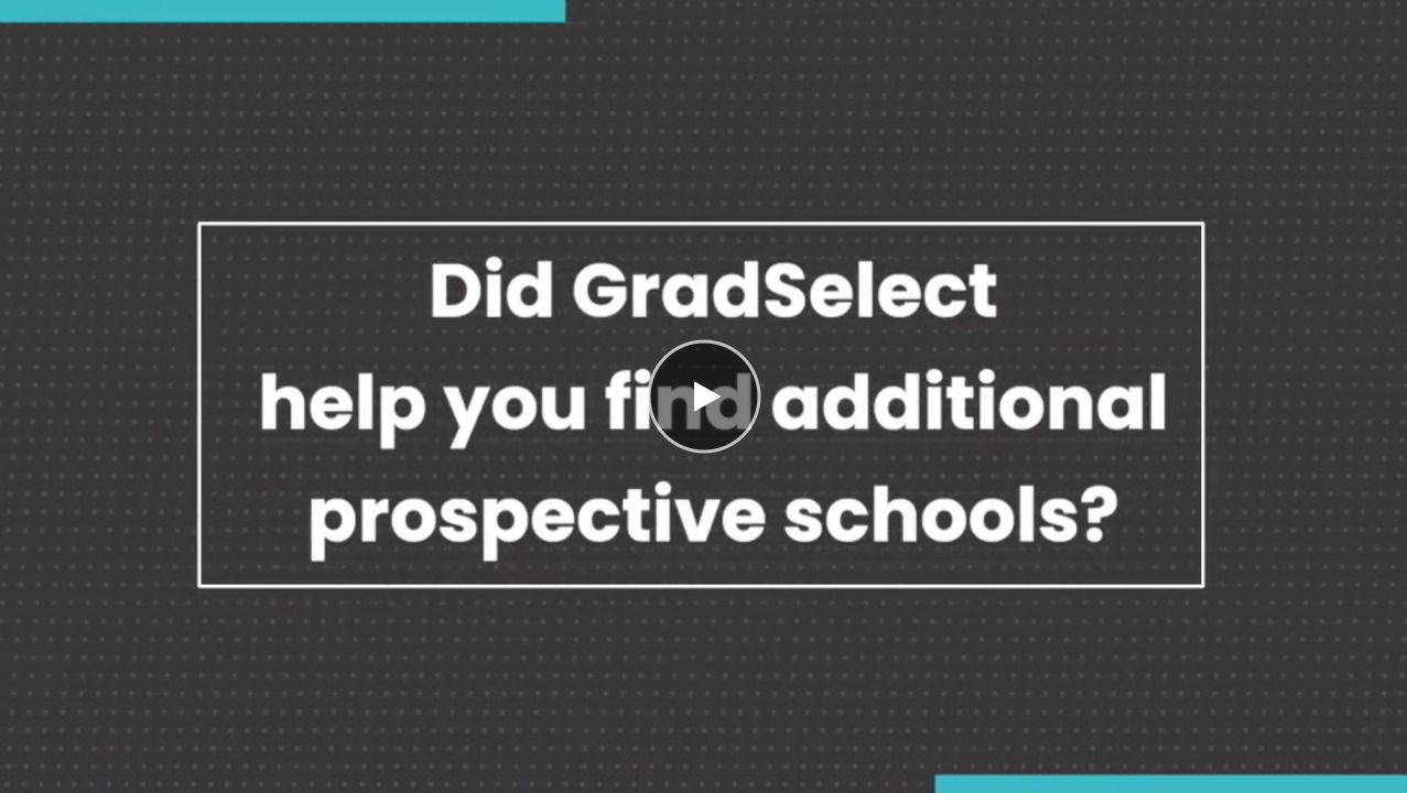 Hear how current business school students used the GMAC GradSelect to find their programs