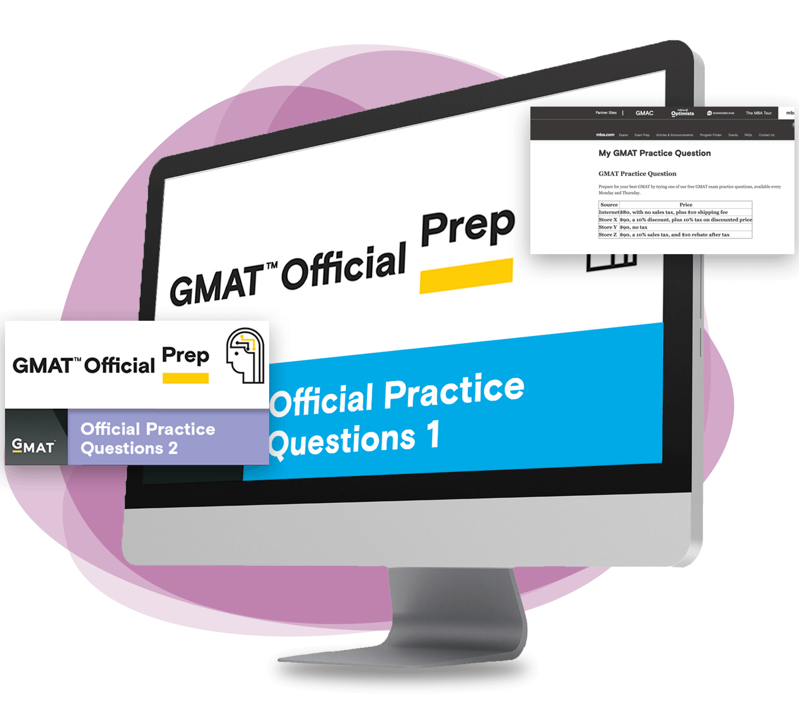 can you take official gmat practice test more than once