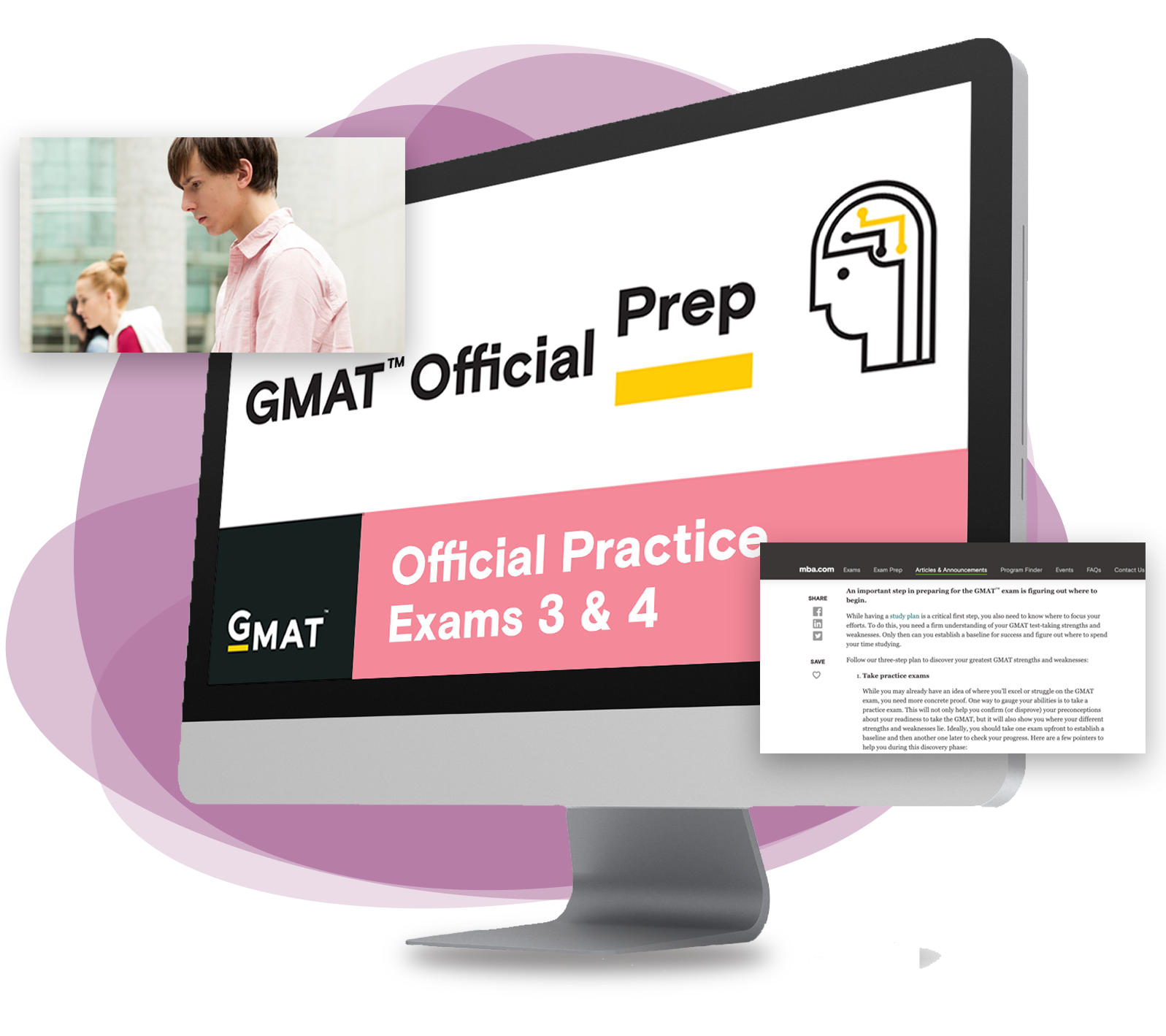 can you take official gmat practice test more than once